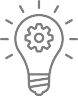 gear-lit-bulb-Icon