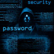 Hooded Hacker Stealing Passwords