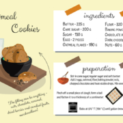 Oatmeal cookie recipe. Home cookbook. Step by step cooking instructions