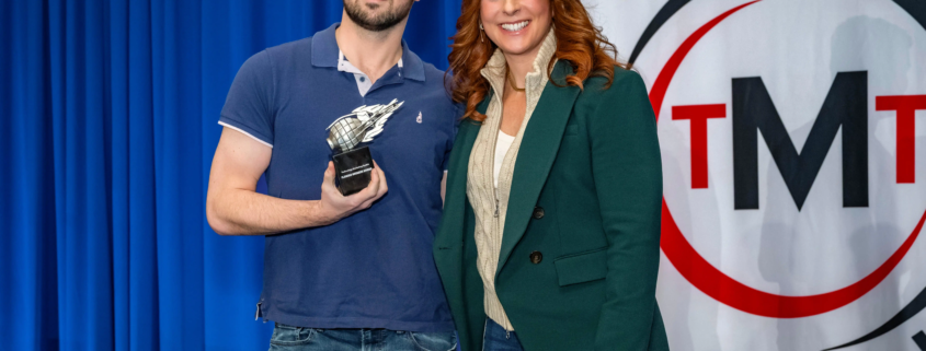 Michael Layland wins Flaming Grenade Award