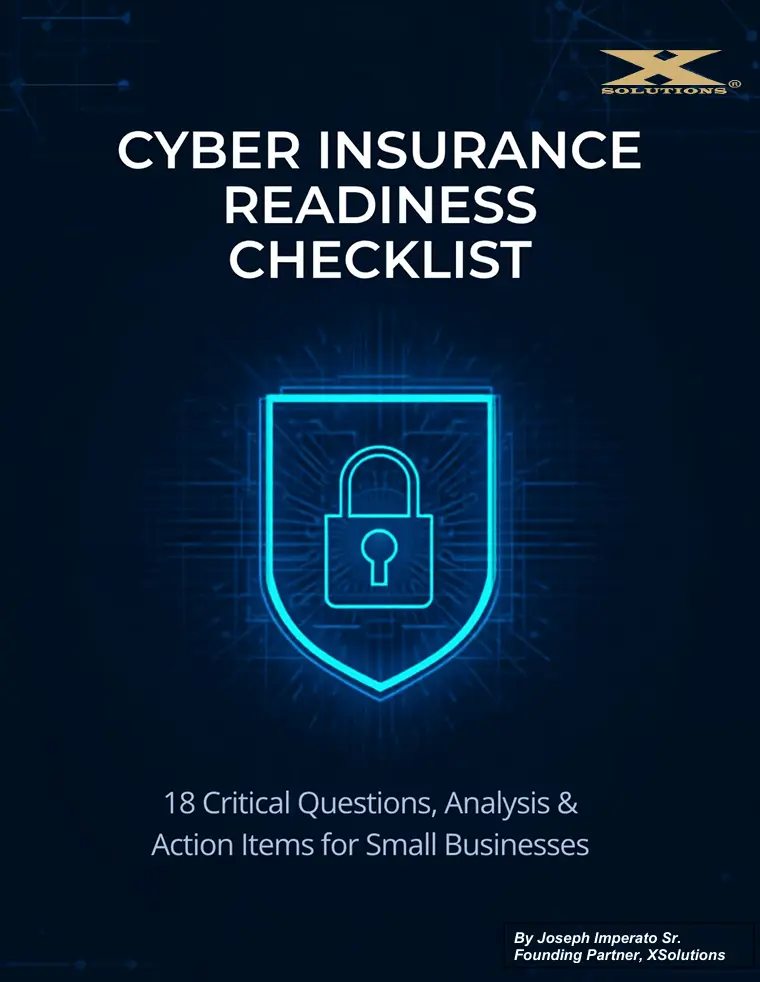 Cyber Insurance Readiness Checklist free guide from XSolutions